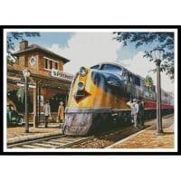 Artecy Cross Stitch Train Station 10172 MGL Cross Stitch Chart Hard Copy