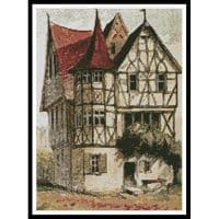 Artecy Cross Stitch Tudor Home 10626 Cross Stitch Chart Hard Copy