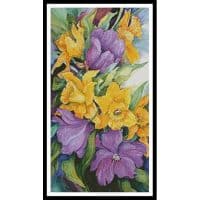 Artecy Cross Stitch Tulips and Daffodils 10861 ARTL Cross Stitch Chart Hard Copy