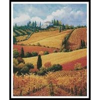 Artecy Cross Stitch Tuscan Color 11853 HDLY Cross Stitch Chart Hard Copy