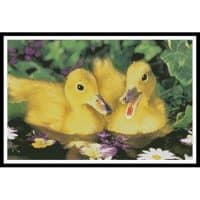 Artecy Cross Stitch Two Ducklings 11424 MGL Cross Stitch Chart Hard Copy