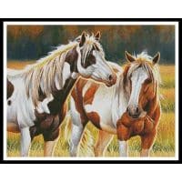 Artecy Cross Stitch Two Paints 14162 JQ Cross Stitch Chart Hard Copy