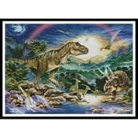 Artecy Cross Stitch Tyrannosaur 12670 INT Cross Stitch Chart Hard Copy