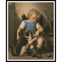 Artecy Cross Stitch Unconscious Sleeper  11680 Cross Stitch Chart Hard Copy