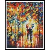 Artecy Cross Stitch Under One Umbrella Large 13753 LA Cross Stitch Chart Hard Copy