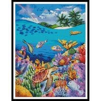 Artecy Cross Stitch Under the Rainbow 10222 MGL Cross Stitch Chart Hard Copy