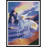 Artecy Cross Stitch Unicorn Beach 10648 MGL Cross Stitch Chart Hard Copy
