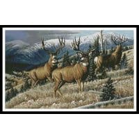 Artecy Cross Stitch Up in the Mountain 10405 MGL Cross Stitch Chart Hard Copy
