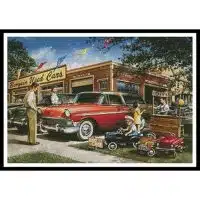 Artecy Cross Stitch Used Cars 12113 DH Cross Stitch Chart Hard Copy