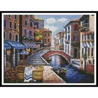 Artecy Cross Stitch Venetian Memories 10313 DPKS Cross Stitch Chart Hard Copy