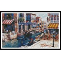 Artecy Cross Stitch Venetian Serenade 12502 JOB Cross Stitch Chart Hard Copy