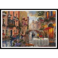 Artecy Cross Stitch Venice Al Fresco 13957 MGL Cross Stitch Chart Hard Copy