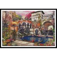 Artecy Cross Stitch Venice Courtship 13766 MGL Cross Stitch Chart Hard Copy