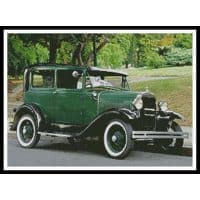 Artecy Cross Stitch Vintage Car 4 10439 Cross Stitch Chart Hard Copy