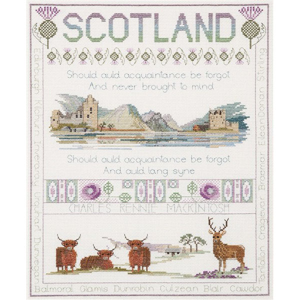 Bothy Threads DWRSS Scotland Cross Stitch Kit JK's Cross Stitch Supplies