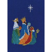 Bothy Threads DWCDX12 Christmas Card Three Kings Cross Stitch Kit