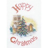 Bothy Threads DWCDX39 Christmas Card Midnight Mass Cross Stitch Kit