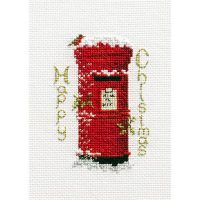 Bothy Threads DWCDX46 Christmas Card Christmas Post Cross Stitch Kit