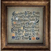 Cottage Garden Samplings Halloween Sampler Hard Copy