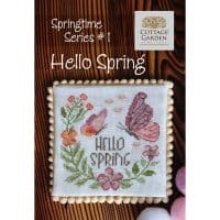 Cottage Garden Samplings Springtime Series 1 Hello Spring
