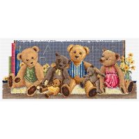 Country Threads Classroom Teddies FJP-3001 Hard Copy