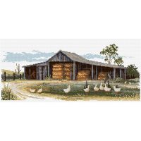 Country Threads Hay Shed FJP-1020 Hard Copy