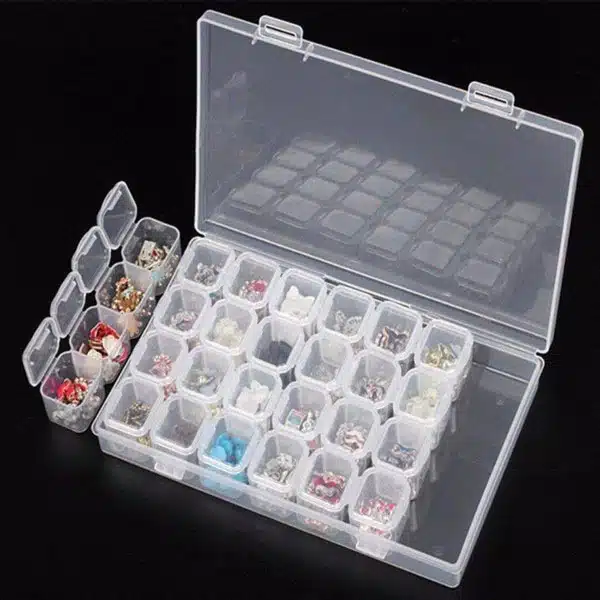 Storage Holder 28 containers - JK's Cross Stitch Supplies