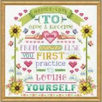 Design Works Advice on Love 3421 Cross Stitch Kit