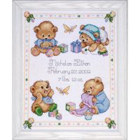 Design Works Baby Bears Sampler T21711 Cross Stitch Kit