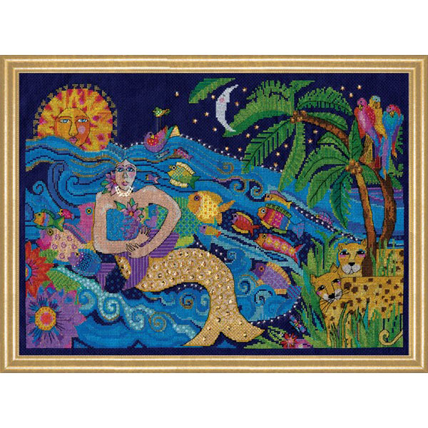 Design Works Mermaid 3382 Cross Stitch Kit JK's Cross Stitch Supplies