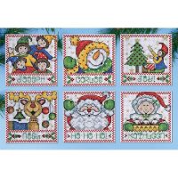 Design Works Holiday Tags 1691 Plastic Cross Stitch Kit