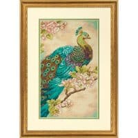 Dimensions Indian Peacock 70-35293 Cross Stitch Kit