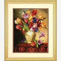 Dimensions Gold Collection Parrot Tulips 70-35305 Cross Stitch Kit