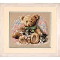 Dimensions Teddy and Kittens 35236 Cross Stitch Kit