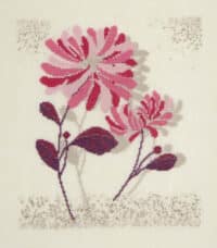 Fleurs diamant collection japonaise broderie en point compté - DMC