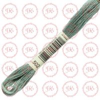 DMC 6 stranded Art.117 502 Blue Green