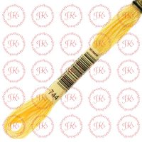 DMC 6 stranded Art.117 744 Yellow - Pale