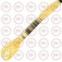 DMC 6 stranded Art.117 745 Yellow - Light Pale