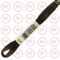 DMC 6 stranded Art.117 934 Avocado Green - Black