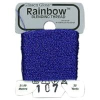 Glissen Gloss Rainbow Blending Thread R107 Royal Blue