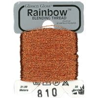 Glissen Gloss Rainbow Blending Thread R810 Orange