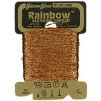 Glissen Gloss Rainbow Blending Thread R811 Pumpkin