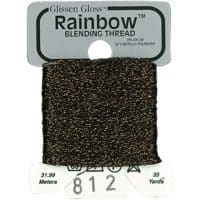 Glissen Gloss Rainbow Blending Thread R812 Dark Brown