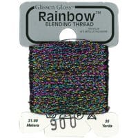 Glissen Gloss Rainbow Blending Thread R900 Multi Black