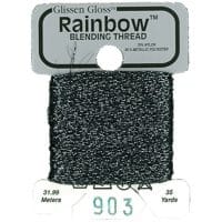 Glissen Gloss Rainbow Blending Thread R903 Charcoal