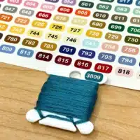 Mini DMC complete set colour vinyl labels