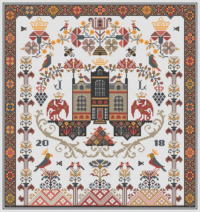 Long Dog Sampler Dragon Hall LD132 Hard Copy