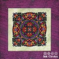 Ink Circles Bobulate RYO Cross Stitch Chart Hard Copy