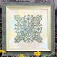 Ink Circles Phlox Box Cross Stitch Chart Hard Copy