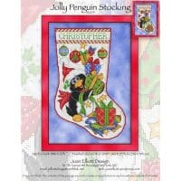 Joan Elliott JE075 Jolly Penguin Stocking Hard Copy